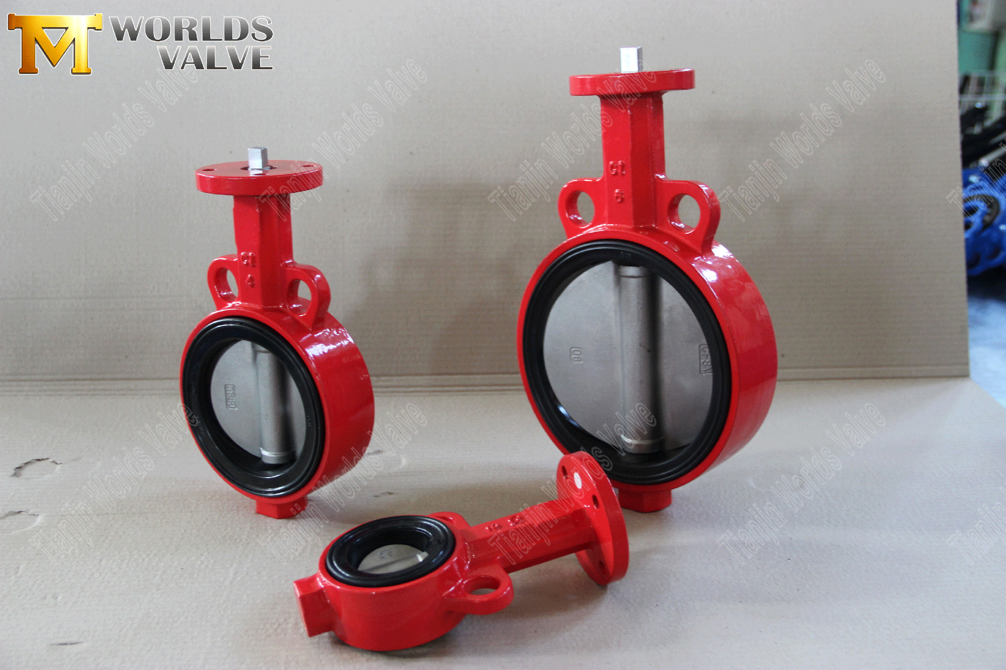 EPDM Seated butterfly valves الفراشة الصمام --- SS-DISC-Waferfly-valve-with-lever- (2)