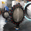 صمام الفراشة مقعد EPDM مع قرص CF8M | حل العروة نوع الصف الصناعي