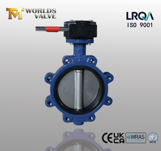 Lug Butterfly Valve Valve Valve Valve-Cancentric Valve with Worm Gear Operator