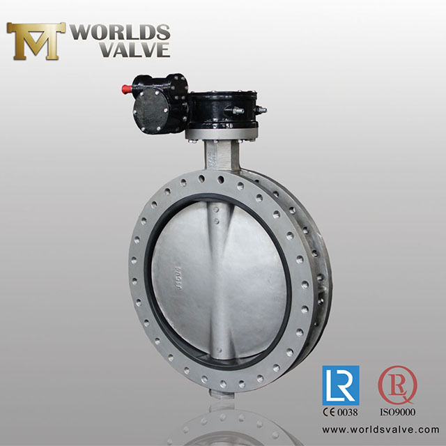 الشفاه مزدوج يو نوع الصمامات فراشة مع القرص SS