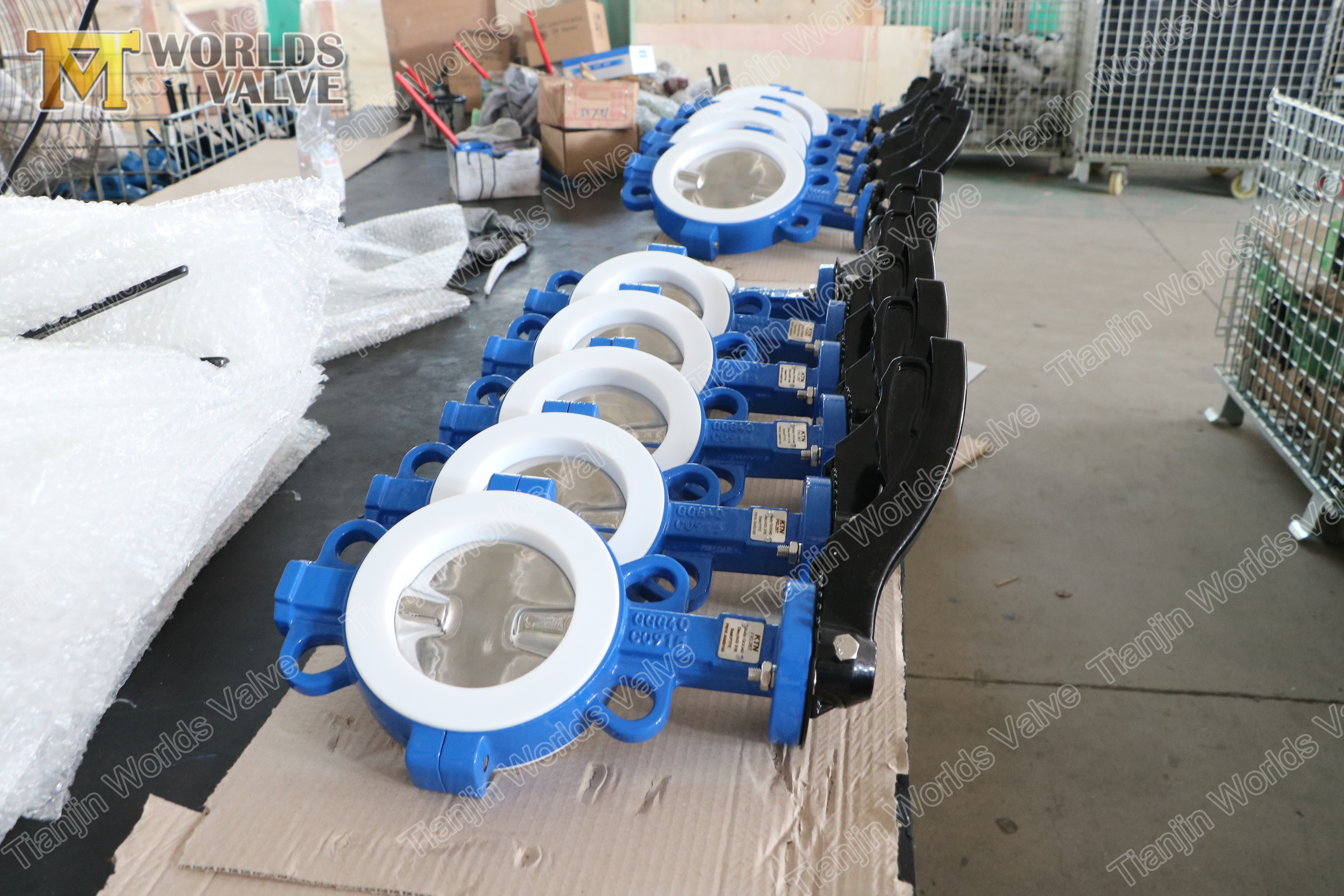 4 تلميع القرص PTFE صمام الفراشة المغلفة، القرص الفولاذ المقاوم للصدأ