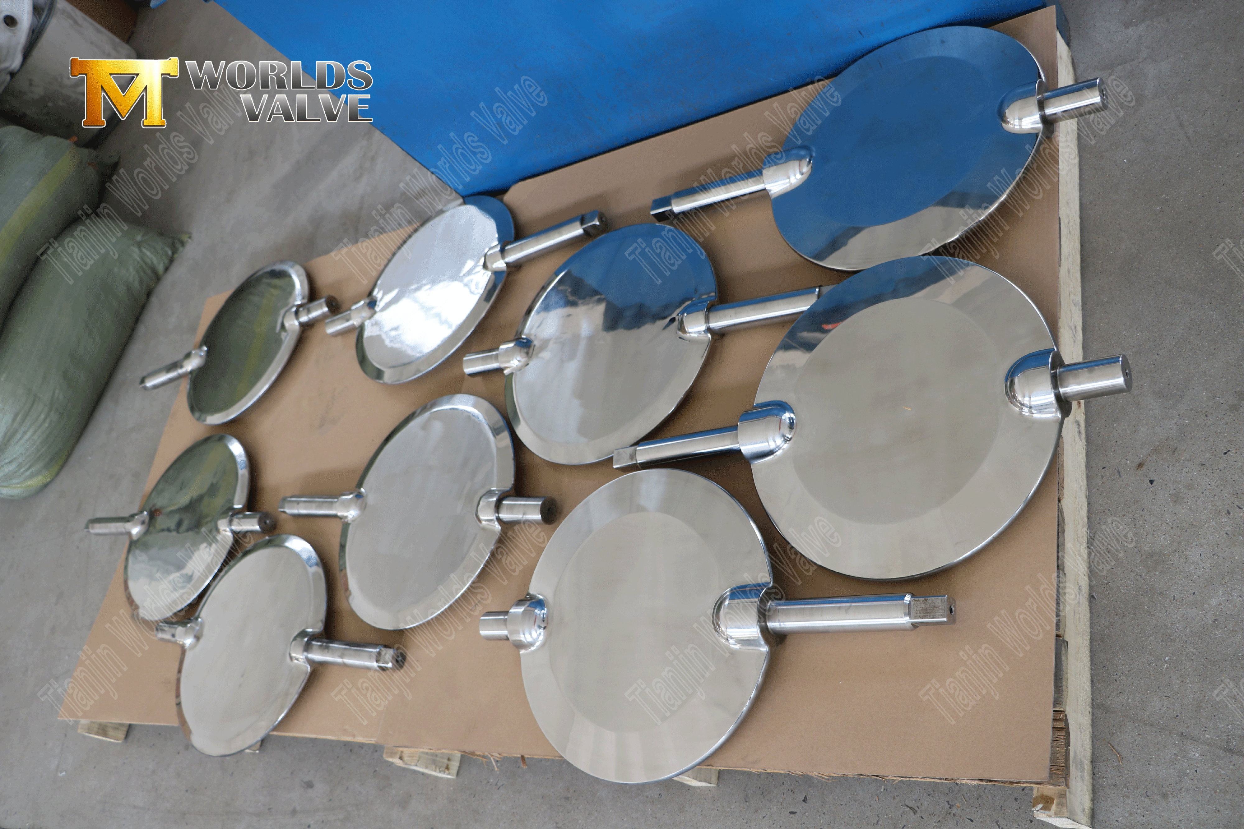 صمام الفراشة المبطن بـ PTFE مع قرص مصقول ومحرك هوائي-1 (10)
