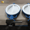 PTFE صمام فراشة الويفر المبطن بالكامل