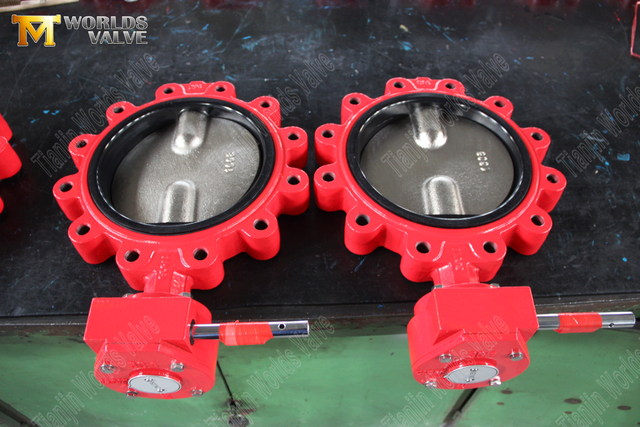 الصين العروة صمام الفراشة صمامات مصنعي الصمامات المصنعة مع مقبض رافعة