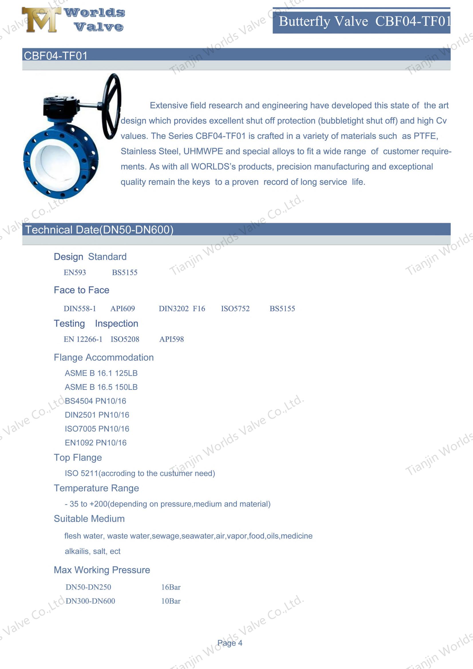 ترس الدودة مزدوج الحواف ptfe صمامات فراشة (1)