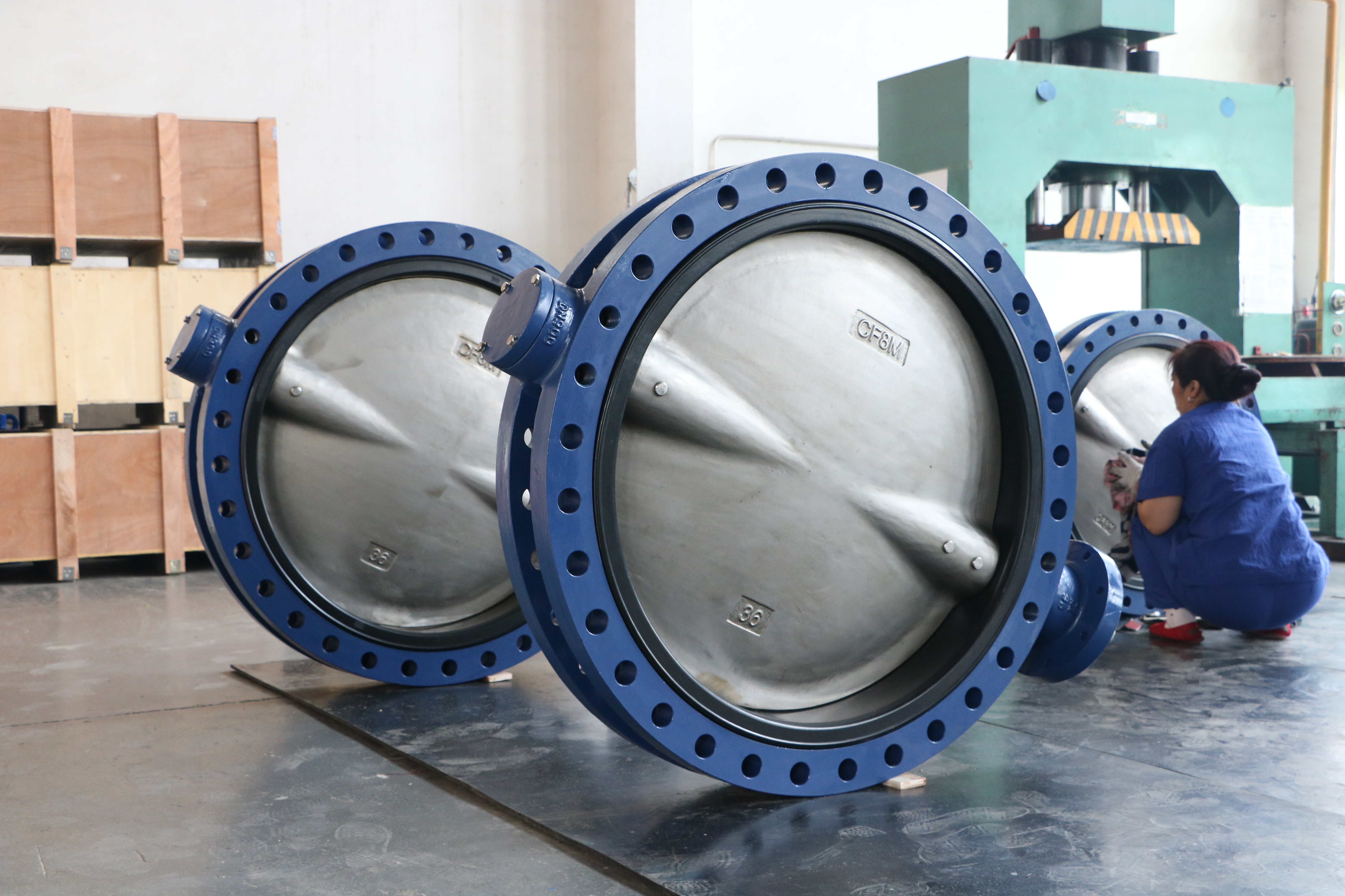 صمامات الفراشة على شكل U مع AWWA C504 Standard-2 (2)