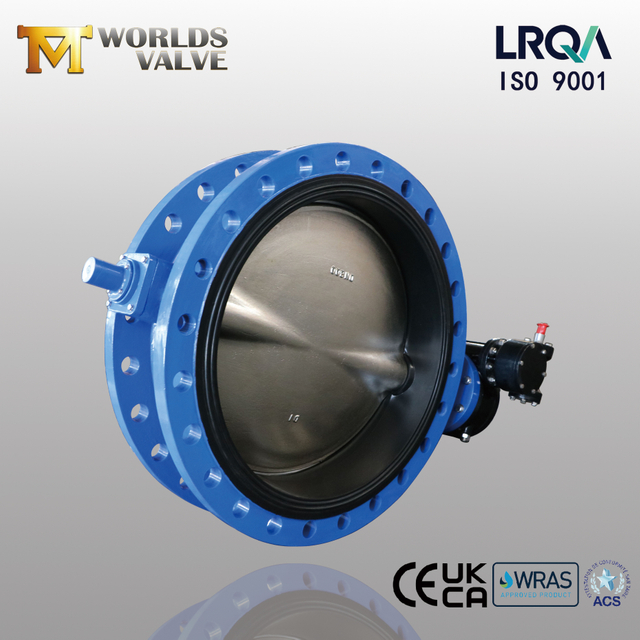 AWWA C504 صمامات الفراشة جالس من المطاط مع قرص DI