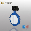 PTFE مغلف بـ PTFE Lugged Full Lug Butterfly Valve قطعتين من الجسم API609