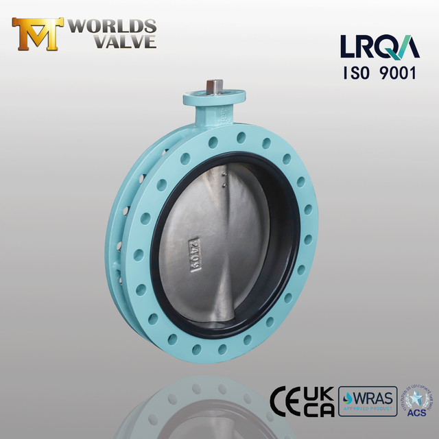 صمامات الفراشة على شكل U مع قياسي AWWA C504