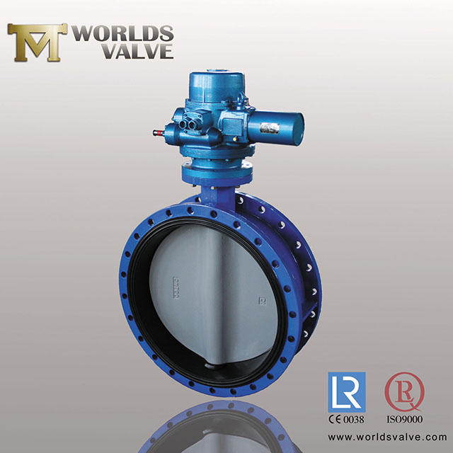 صمام فراشة شفة متحدة المركز مع المطاط مبركن على الجسم EN593 / EN558 / BS5155