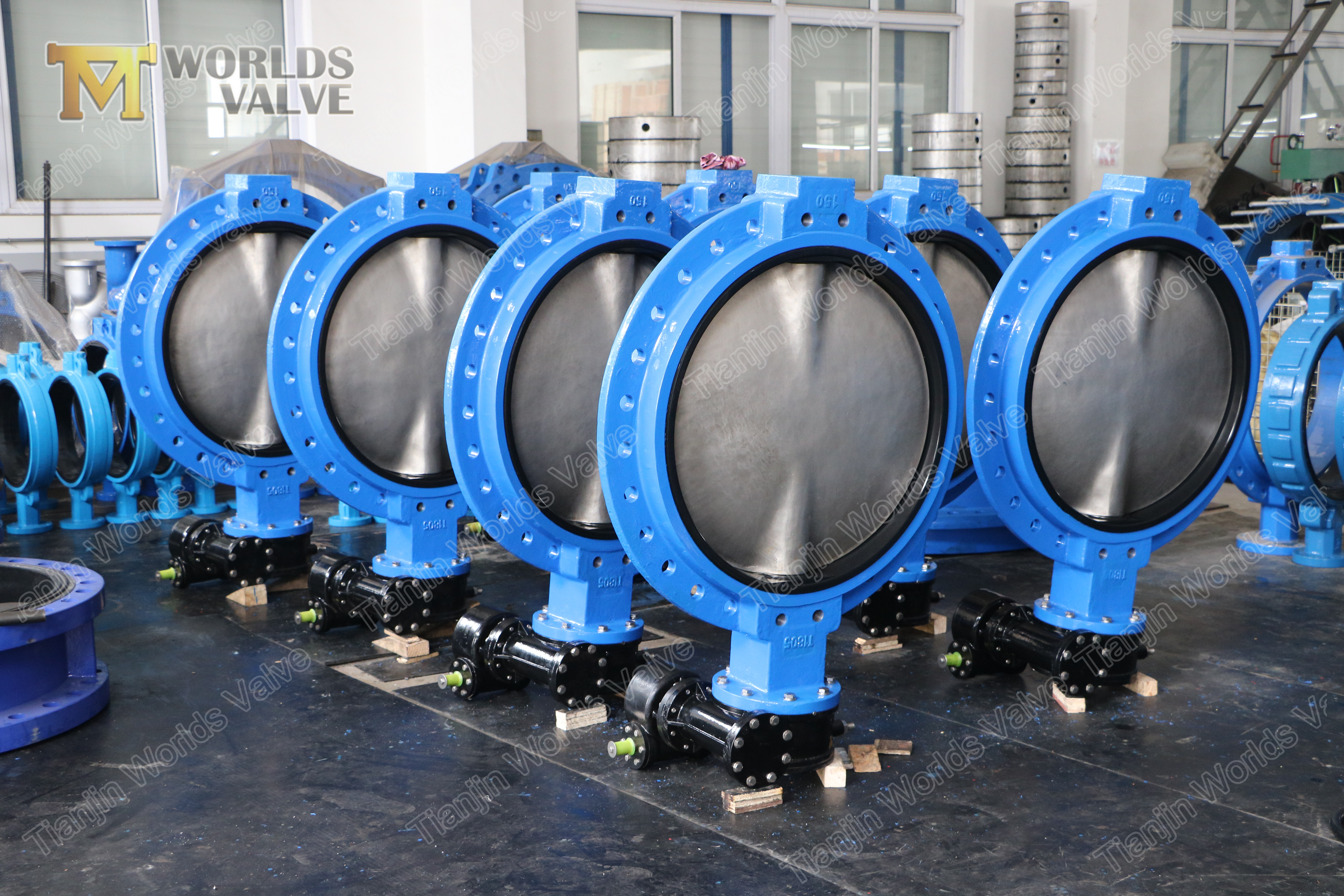 3 GJS400GJS500 صمام حديد كهرباء شفة واحدة