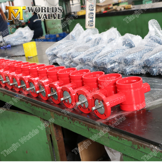 الصين صمام الفراشة صمامات صمامات الفراشة النهائية الموردة للحماية من الحرائق