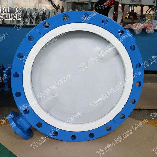 صمام فراشة PFA أساسيات قوية مع شهادة FDA