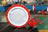 PTFE / PFA Liner Butterfly Valve API609 EN593 قياسي