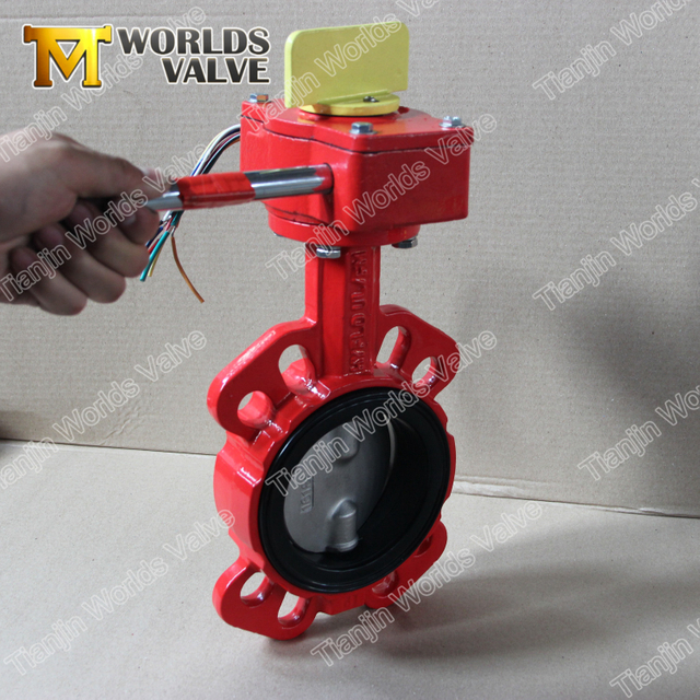 PN6 PN10 PN16 PN25 CL125 Cl150 صمامات فراشة ذات محورين مع وصلة حواف AS TableD Table E