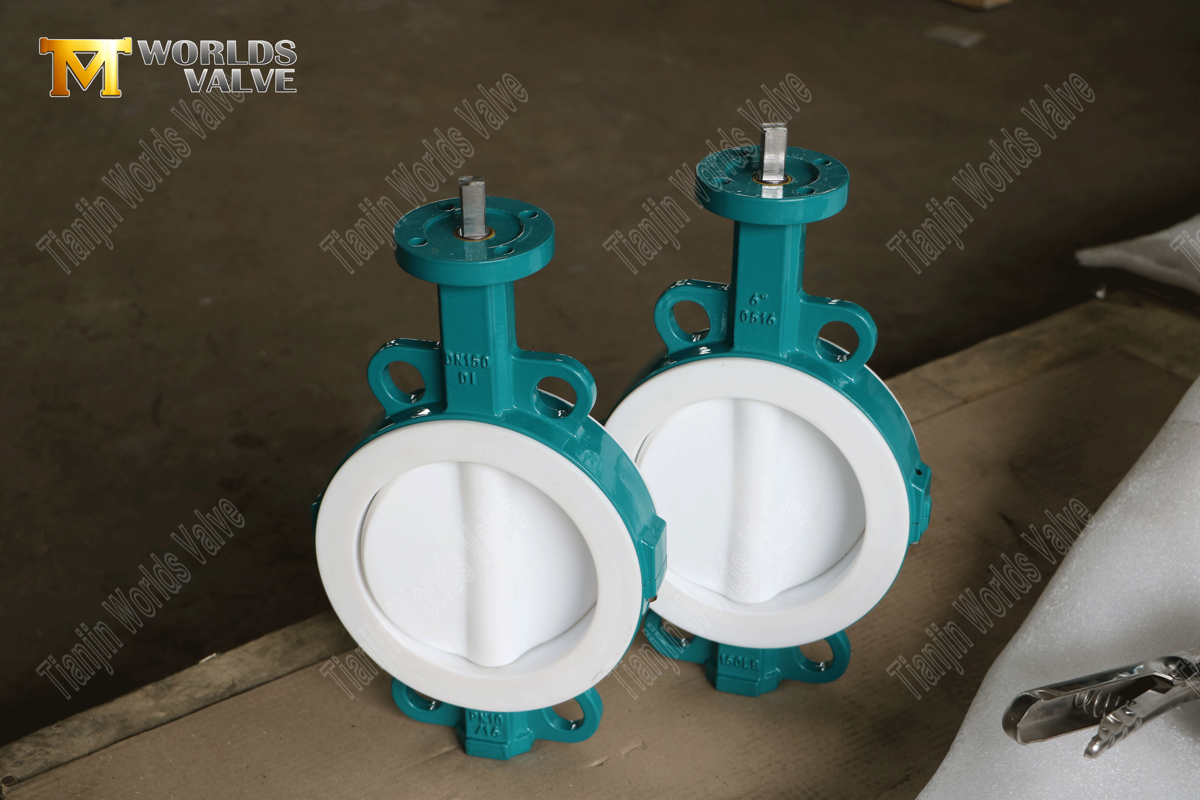 Teflon تصطف في صمام الفراشة المصنّع من صمام الفراشة العالي نوع الفراشة (4)