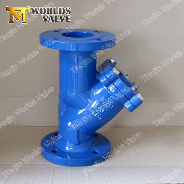 Ductile الحديد y نوع مصفاة مع ss screen