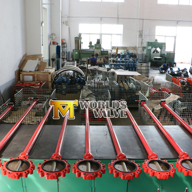 الجذور الطويلة زاحت وصمام فراشة نوع بنمط مع بطانة المطاط