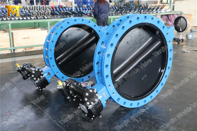 هالار مطلي القرص U صمامات الفراشة المطاط