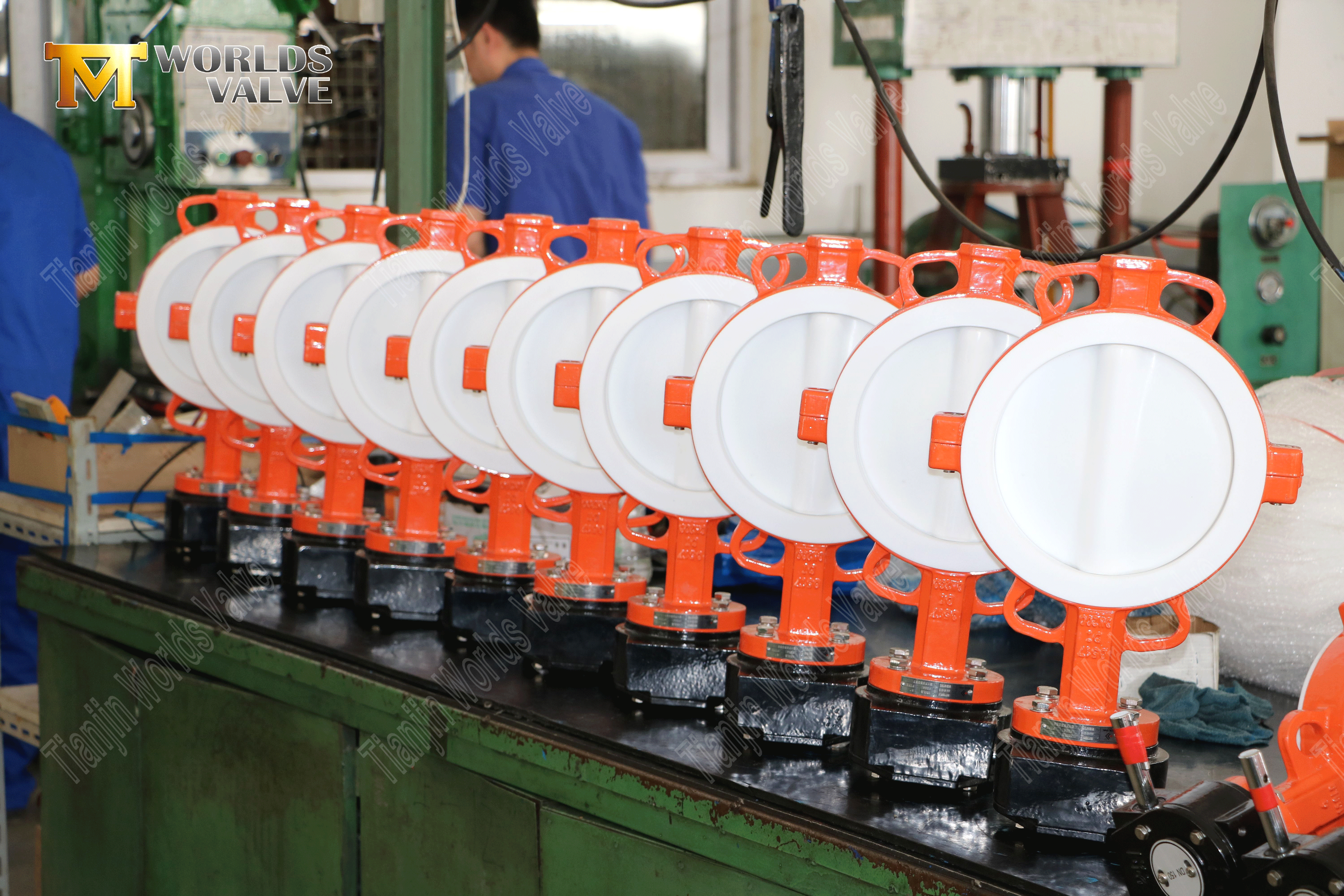 Teflon تصطف على تصنيع صمام الفراشة المصنّع من صمام الفراشة (1)