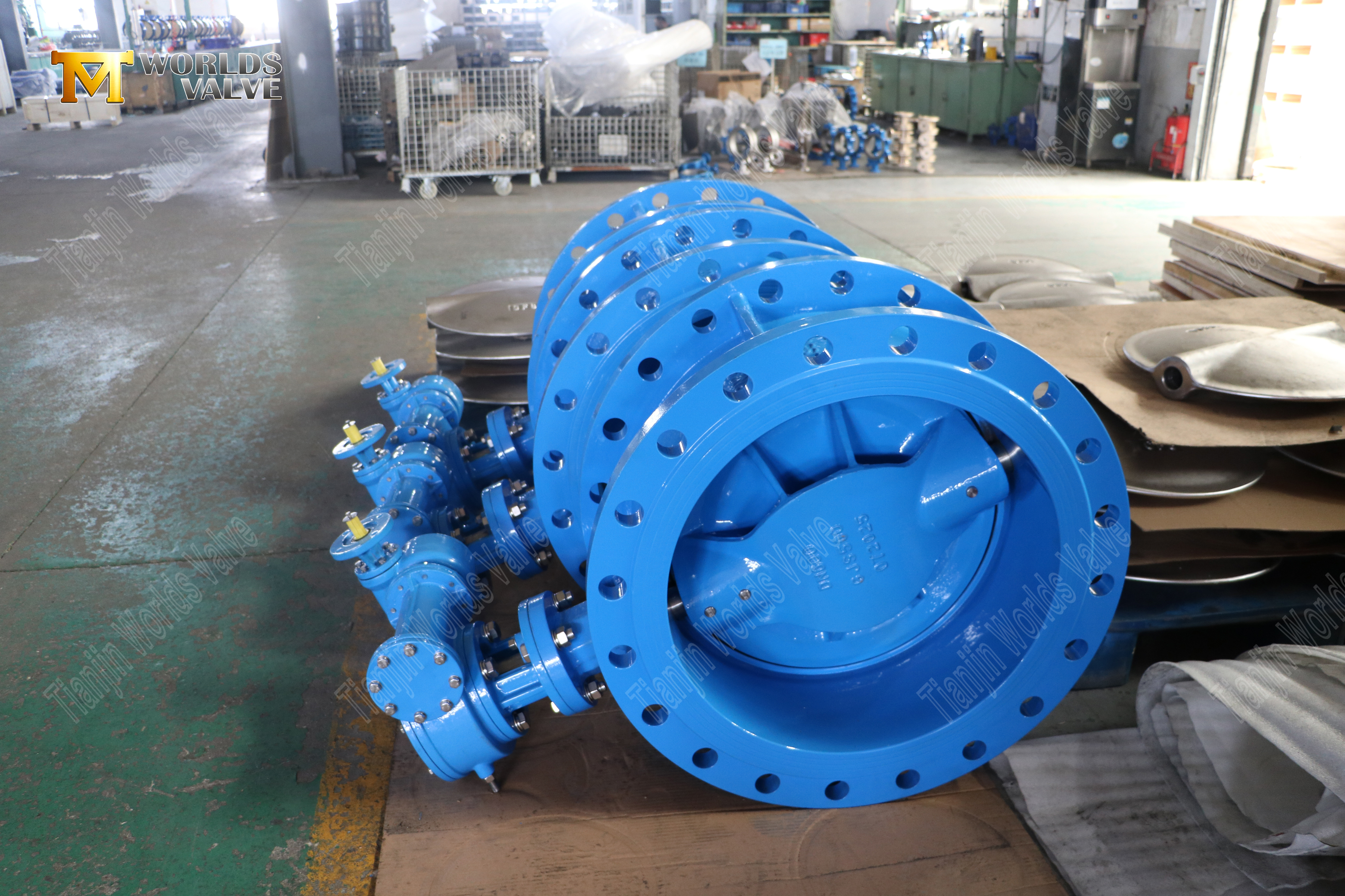 AWWA-C504-DUCTILE-DOBLE-FUTTERFLITY-VALVE-OEM-VALVE-SUPPLIRY