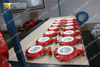 اثنان PCS تصميم الجسم PTFE Liner Butterfly Valves PN10 PN16 CLASS150