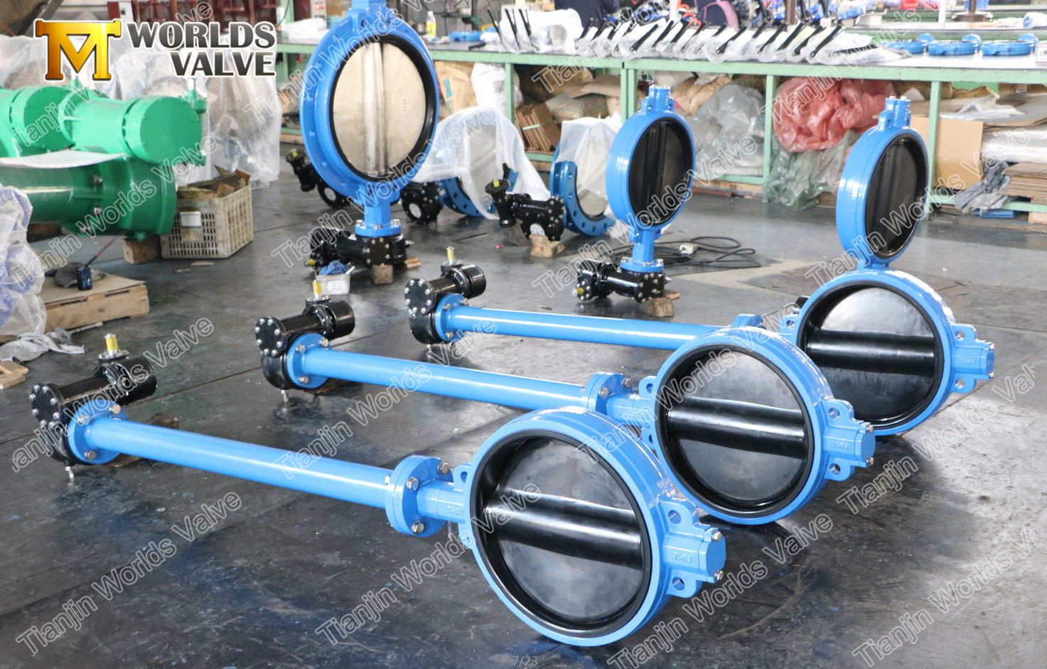 4 GJS400GJS500 حديد الدكتايل فراشة صمام