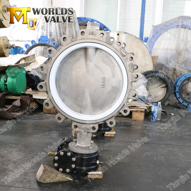 الصين OEM | ODM Butterfly Valve Supplier-Rubber جالس من نوع العروة صمام الفراشة مع قرص الفولاذ المقاوم للصدأ