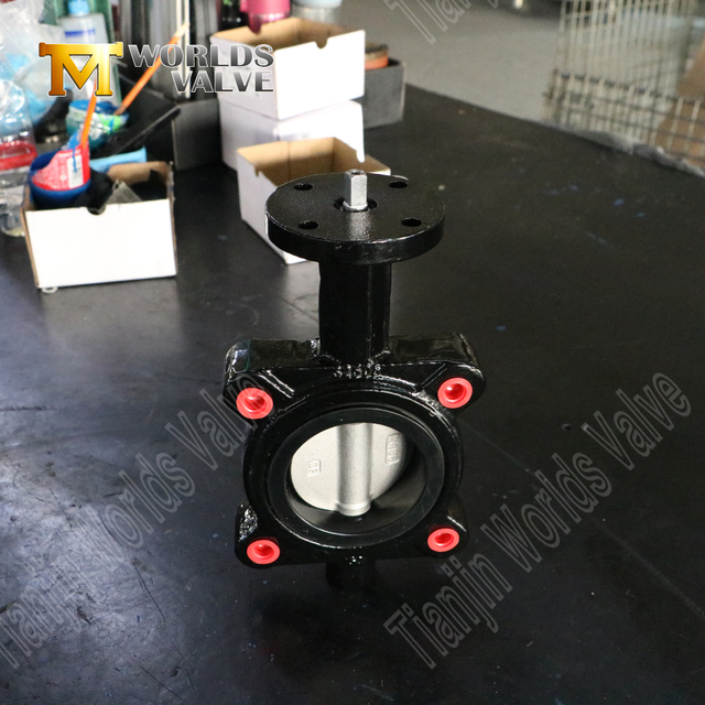 صمام الفراشة مقعد EPDM مع قرص CF8M | حل العروة نوع الصف الصناعي