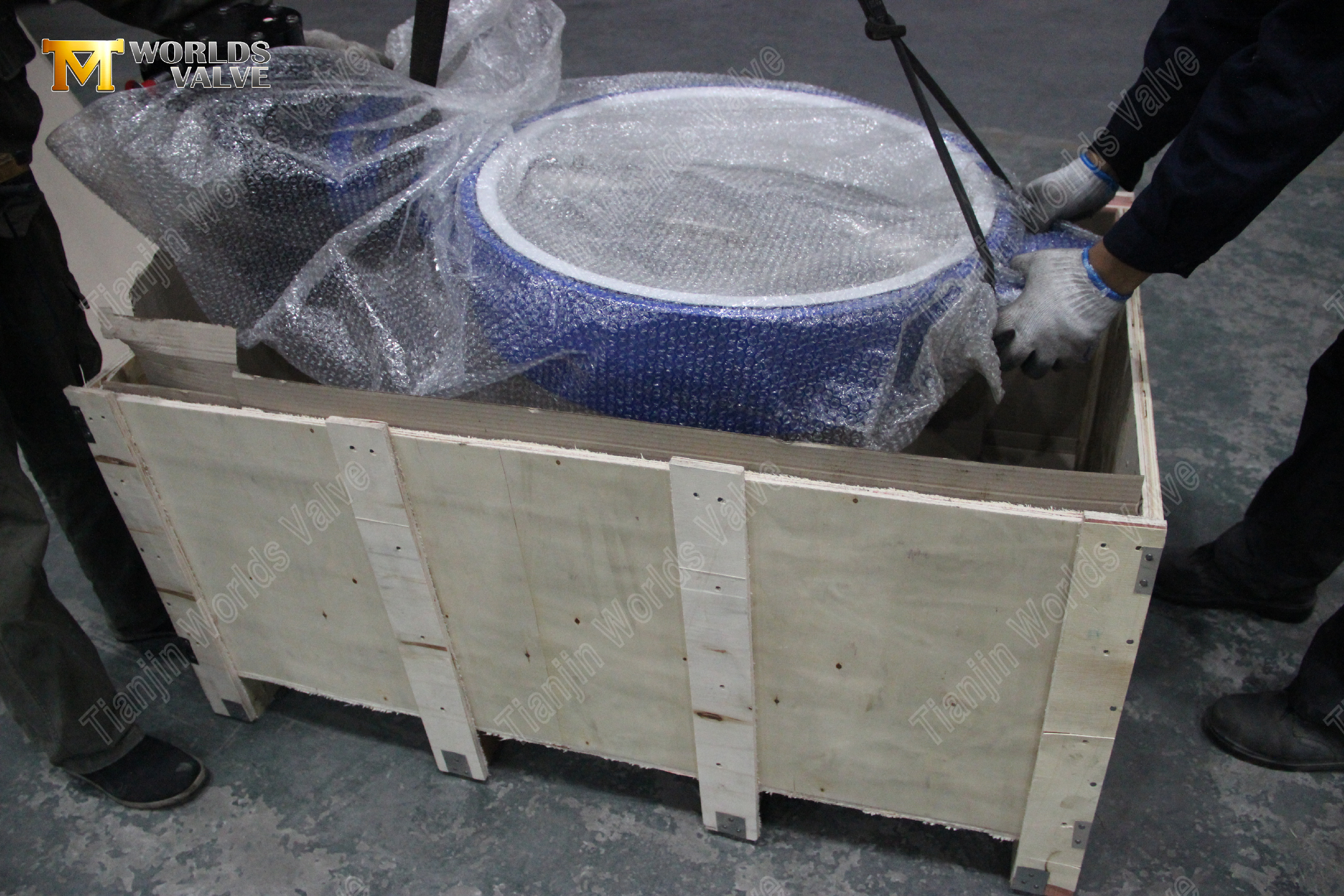 صمام الفراشة برقاقة حديد الدكتايل مع مقعد PTFE وقرص CF8M (7).jpg