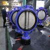 صمام فراشة الويفر مقاس 6 بوصة - فئة 150، قرص CF8M، مقعد EPDM