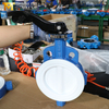 صمام الفراشة برقاقة PTFE - قرص مغلف PTFE، الفئة 150، الشركة المصنعة للمعدات الأصلية