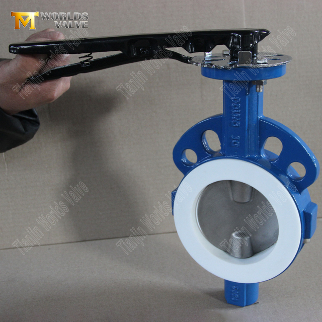 صمام الفراشة المقسم للجسم - مقعد PTFE، الشركة المصنعة للمعدات الأصلية