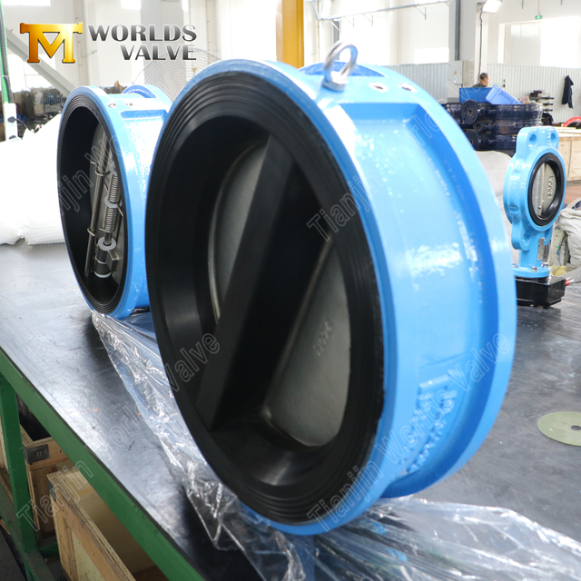 صمام فحص الرقاقة ثنائي اللوحة – جسم مبطن بـ EPDM، قرص CF8M، PN10، الشركة المصنعة للمعدات الأصلية