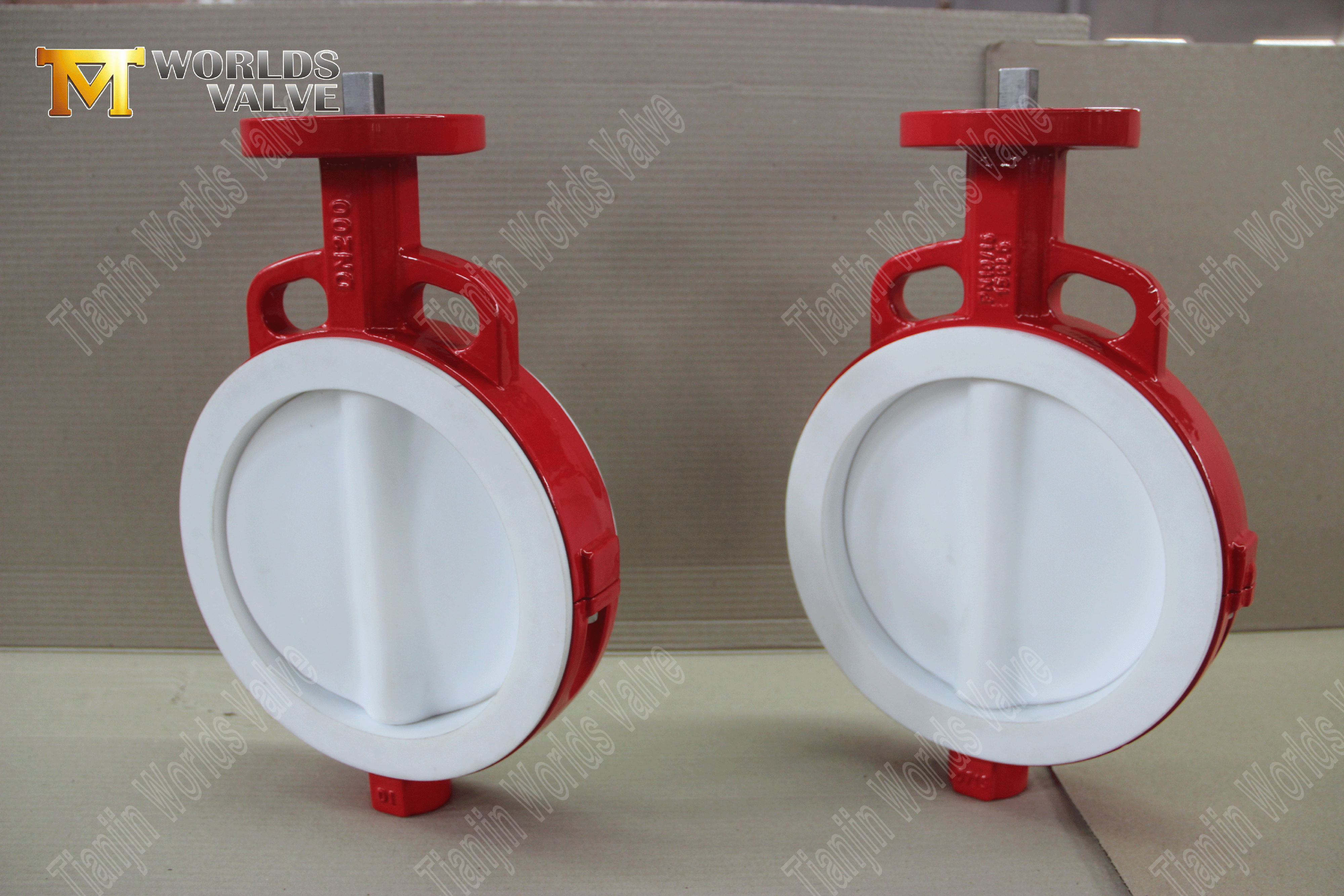 صمام الفراشة بسكويت الويفر PTFE - قرص مغلف PTFE، الفئة 150، الشركة المصنعة للمعدات الأصلية (2).png