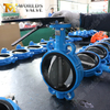 صمام فراشة الويفر مقاس 6 بوصة - فئة 150، قرص CF8M، مقعد EPDM