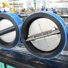 صمام فحص الرقاقة ثنائي اللوحة – جسم مبطن بـ EPDM، قرص CF8M، PN10، الشركة المصنعة للمعدات الأصلية